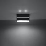 Stropna svetilka LOBO 2 črna (20x10x10cm)