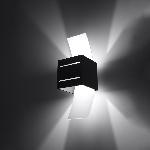 Stenska svetilka LORETO črna (10x12x30cm)