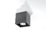 Stropna svetilka QUAD 1 antracit (10x10x10cm)