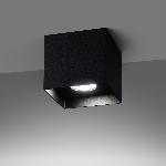 Stropna svetilka HATI črna (12x12x11cm)