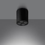 Stropna svetilka ZOE black LED (7.2x7.2x8.3cm)