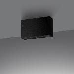Stropna svetilka SOLE črna LED (13.7x3.5x8.3cm)