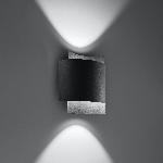 Stenska svetilka IMPACT črna (22x11x23cm)