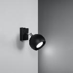 Stenska svetilka OCULARE črna (10x16x10cm)