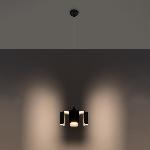 Obesna svetilka TULIP črna (24x24x110cm)