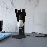 Namizna svetilka ARBY črna (15x15x31cm)