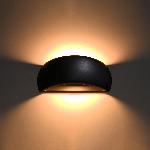 Stenska keramična svetilka PONTIUS črna (32x9x14cm)