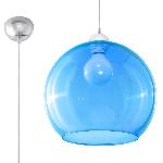 Obesna svetilka BALL modra (30x30x120cm)
