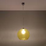 Obesna svetilka BALL rumena (30x30x120cm)