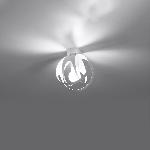 Stropna svetilka TULOS bela (16x16x21cm)