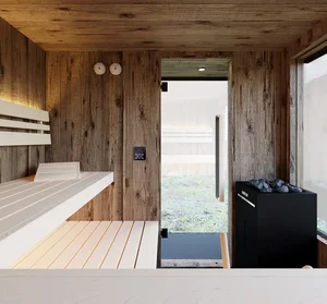 Outdoor savna - notranjost