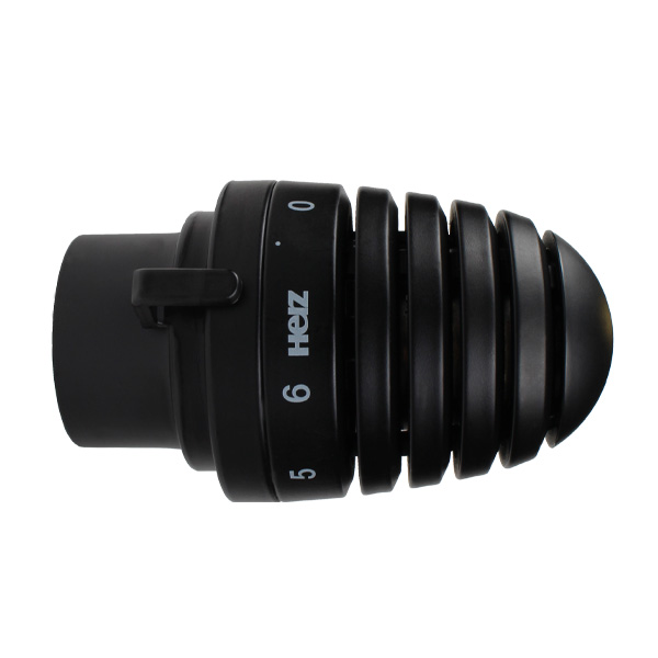 Termostatska glava HERZ črna 1923849