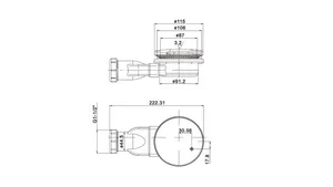 Sanotechnik sifon TE3003
