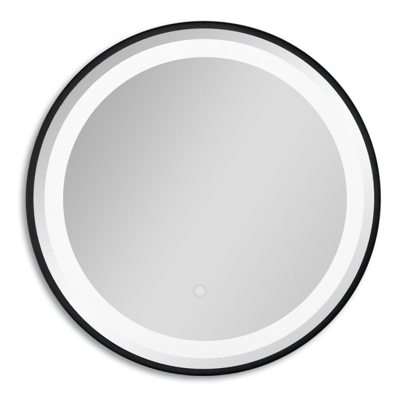 Sanotechnik ogledalo ZI311 fi60, črni rob, indirektno