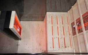 Infra savna Sanotechnik Billund 1 - notranjost