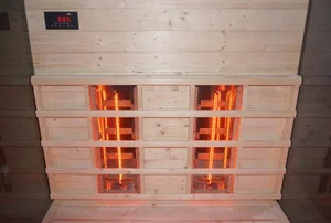 Infra savna Sanotechnik Billund 2 - notranjost