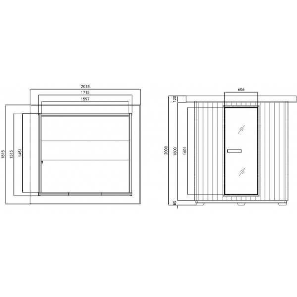 Zunanja kombinirana savna Sanotechnik Lahti