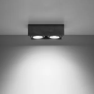 Stropna svetilka QUATRO 2 beton