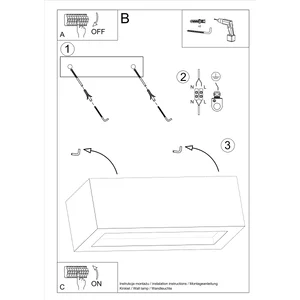 Stenska svetilka VEGA 30 beton