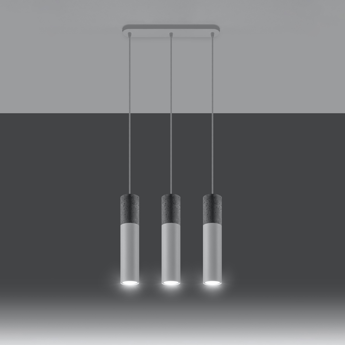 Obesna svetilka BORGIO 3L bela