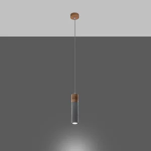 Obesna svetilka ZANE 1 siva