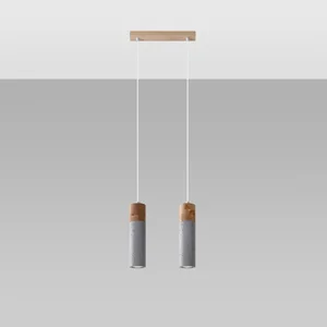 Obesna svetilka ZANE 2 siva