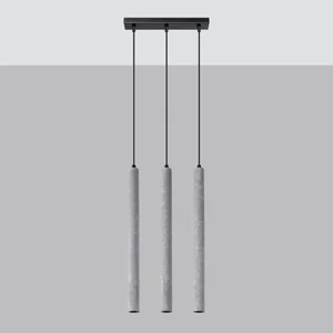 Obesna svetilka PASTELO 3L beton