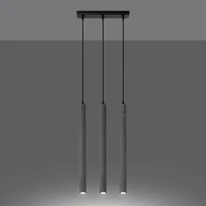 Obesna svetilka PASTELO 3L beton