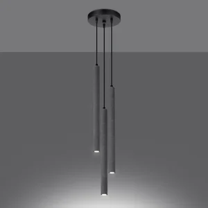 Obesna svetilka PASTELO 3P beton