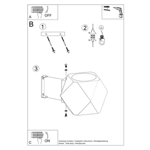 Stenska svetilka WOODY iz naravnega lesa