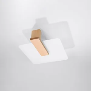 Stropna svetilka LAPPO iz naravnega lesa