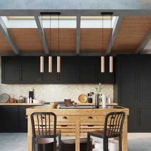 Obesna svetilka LINO 2 les