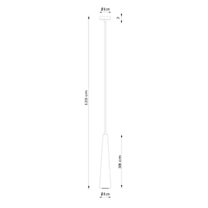 Obesna svetilka SULA 1 iz naravnega lesa
