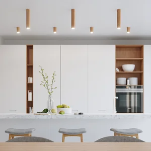 Stropna svetilka ZEKE 30 hrast