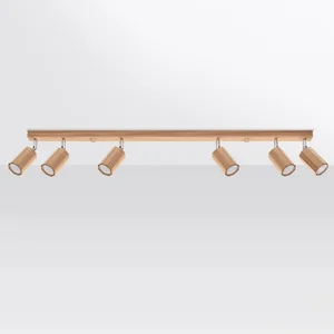 Stropna svetilka ZEKE 6 hrast