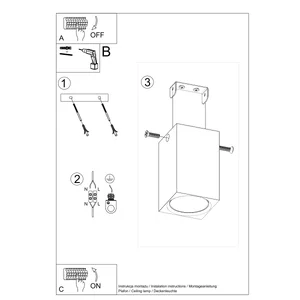 Stropna svetilka KEKE 10 hrast