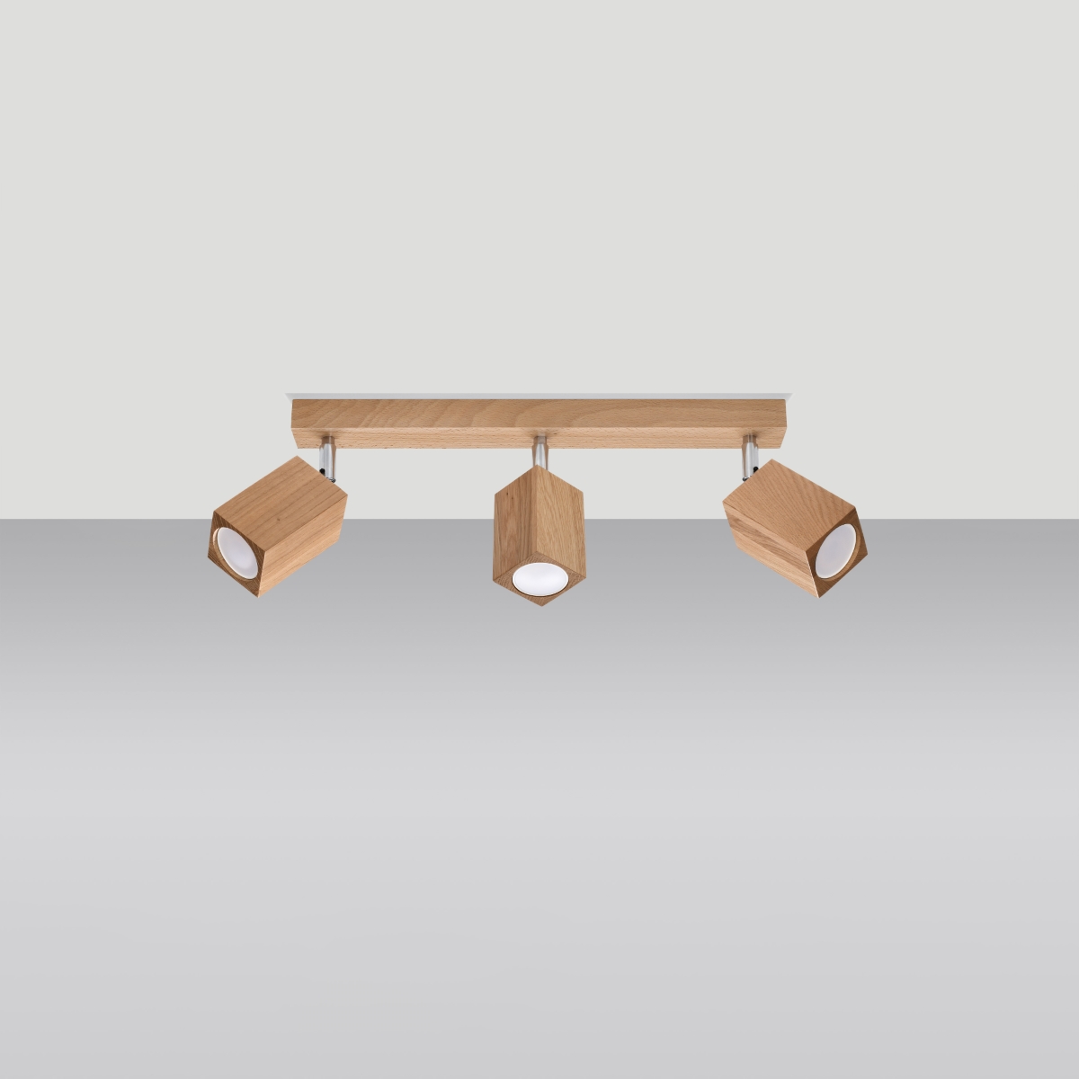 Stropna svetilka KEKE 3 hrast