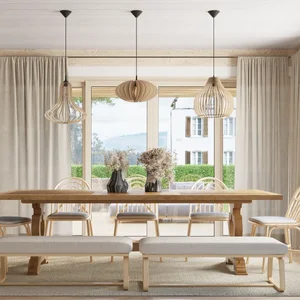 Obesna svetilka APRILLA les