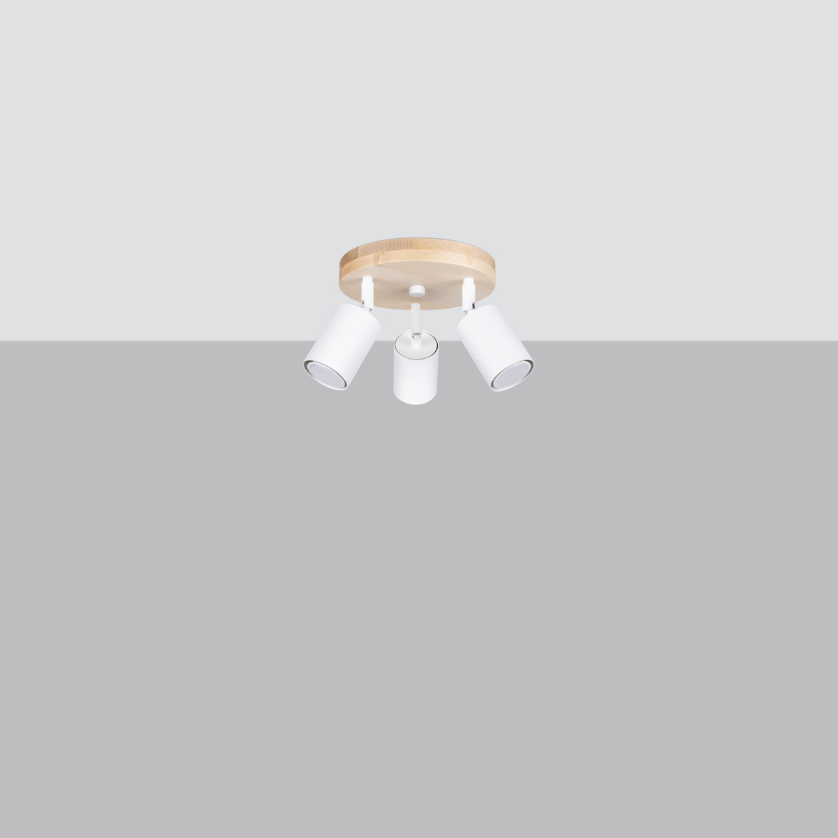 Stropna svetilka VERDO 3P bela