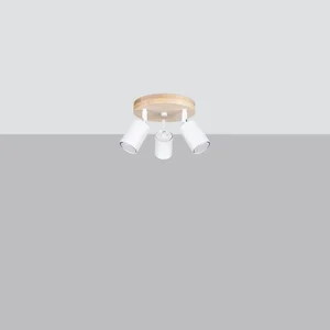 Stropna svetilka VERDO 3P bela