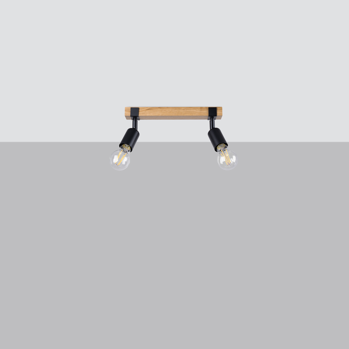 Stropna svetilka ZUCA 2 črna