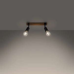 Stropna svetilka ZUCA 2 črna