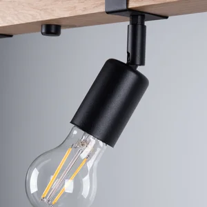 Stropna svetilka ZUCA 4 črna