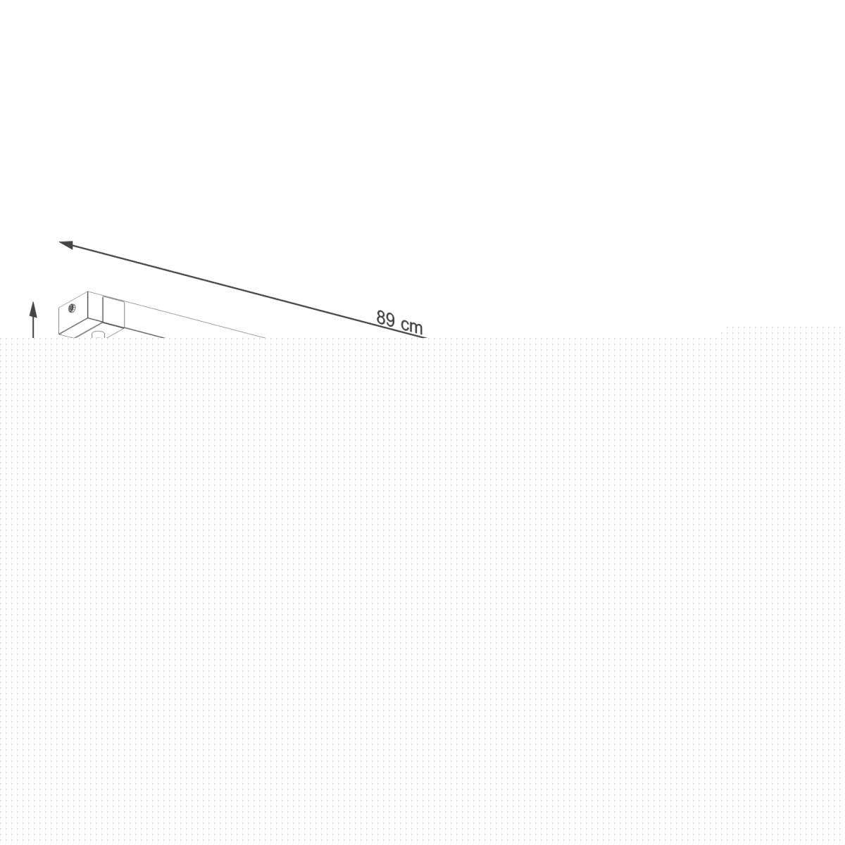 Stropna svetilka ZUCA 4 črna