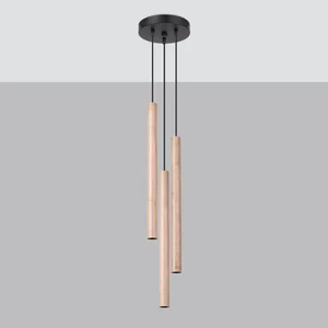 Obesna svetilka PASTELO 3P les