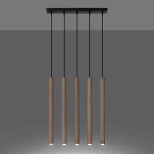 Obesna svetilka PASTELO 5L les