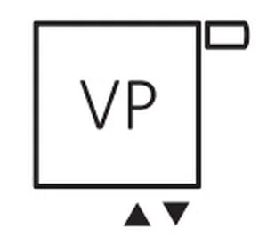 Terma po meri, priklop VP - 50mm spodaj desno VENTIL ZGORAJ