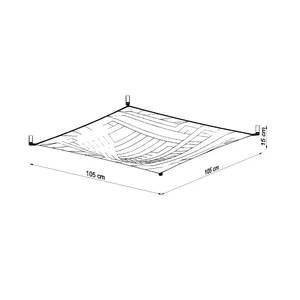 Stropna svetilka LUNA 2 bela