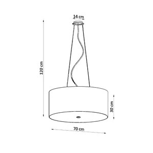 Lestenec OTTO 70 črn