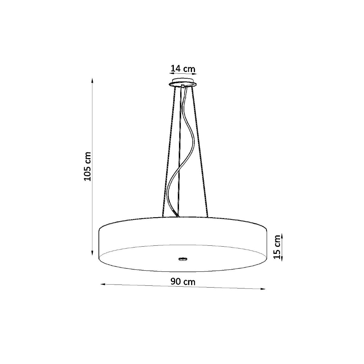 Lestenec SKALA 90 bela